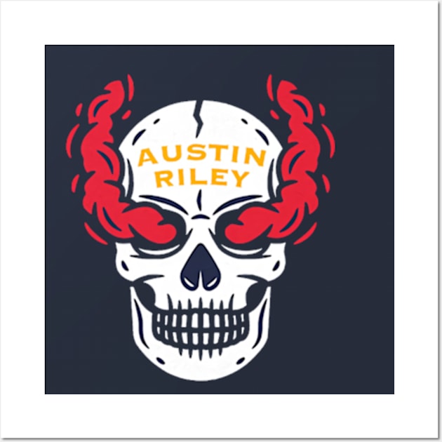 Austin Riley Stone Cold Skull Wall Art by KraemerShop